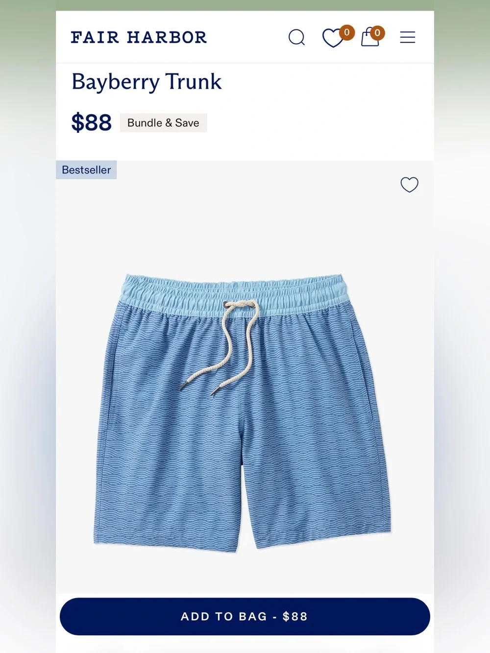 Fair Harbor Bayberry Trunk